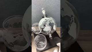 850ml Globe-Shaped High-Borosilicate Glass Decanter Whiskey Decanter