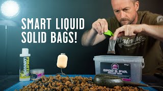 SMART LIQUID Solid PVA Bag! How to tie a SIMPLE CARP RIG & PVA bag for carp fishing! Mainline Baits