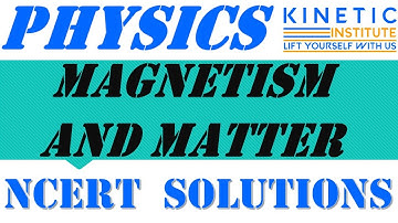 SOLVED EXAMPLE 5.9 | MAGNETISM AND MATTER | CHAPTER 5 | CLASS 12 | PHYSICS | NCERT VIDEO SOLUTION