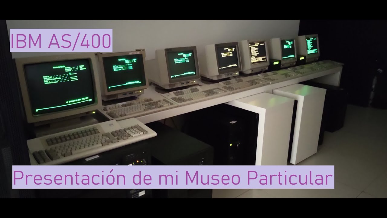 IBM AS/400: Presentación de mi Museo Particular - YouTube