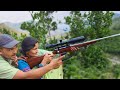 My wife first time 3006 rifle shooting 20 mm target rakhitakulivlogsuttarakhan2269