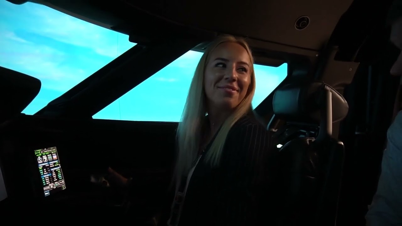 Полеты на симуляторе Gulfstream G600 с пилотом Шоной