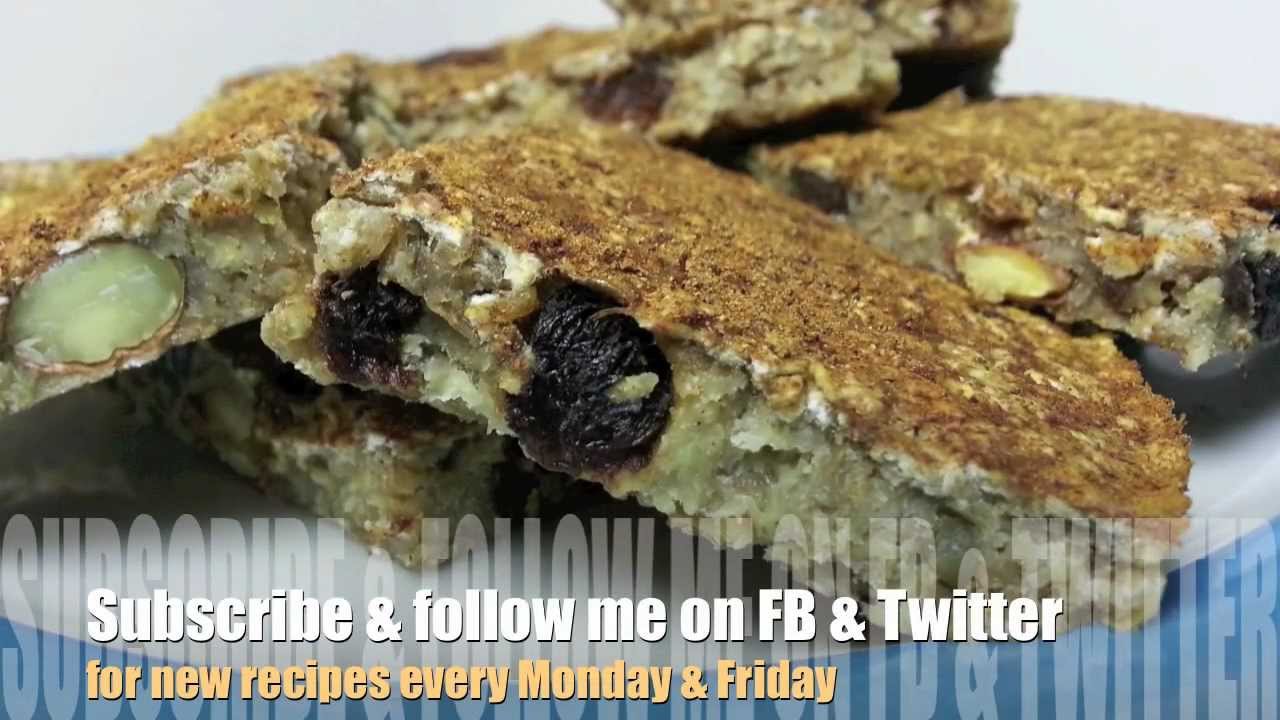 HOW TO MAKE HEALTHY BANANA NUT BARS YouTube