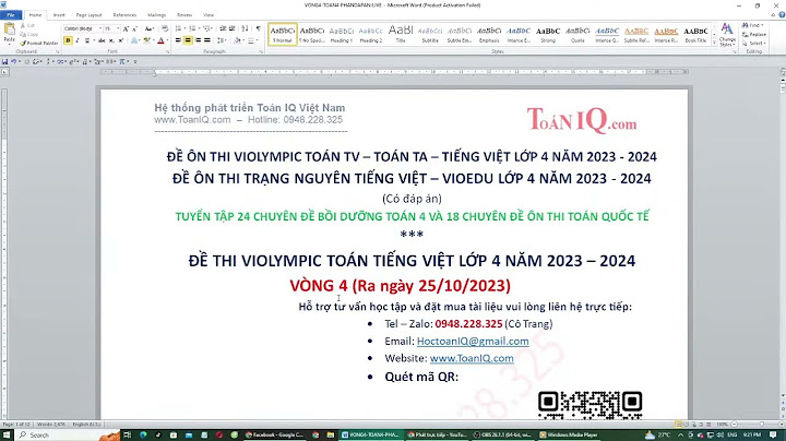 Đề thi violympic toán lớp 4 vòng 16 năm 2023 năm 2024