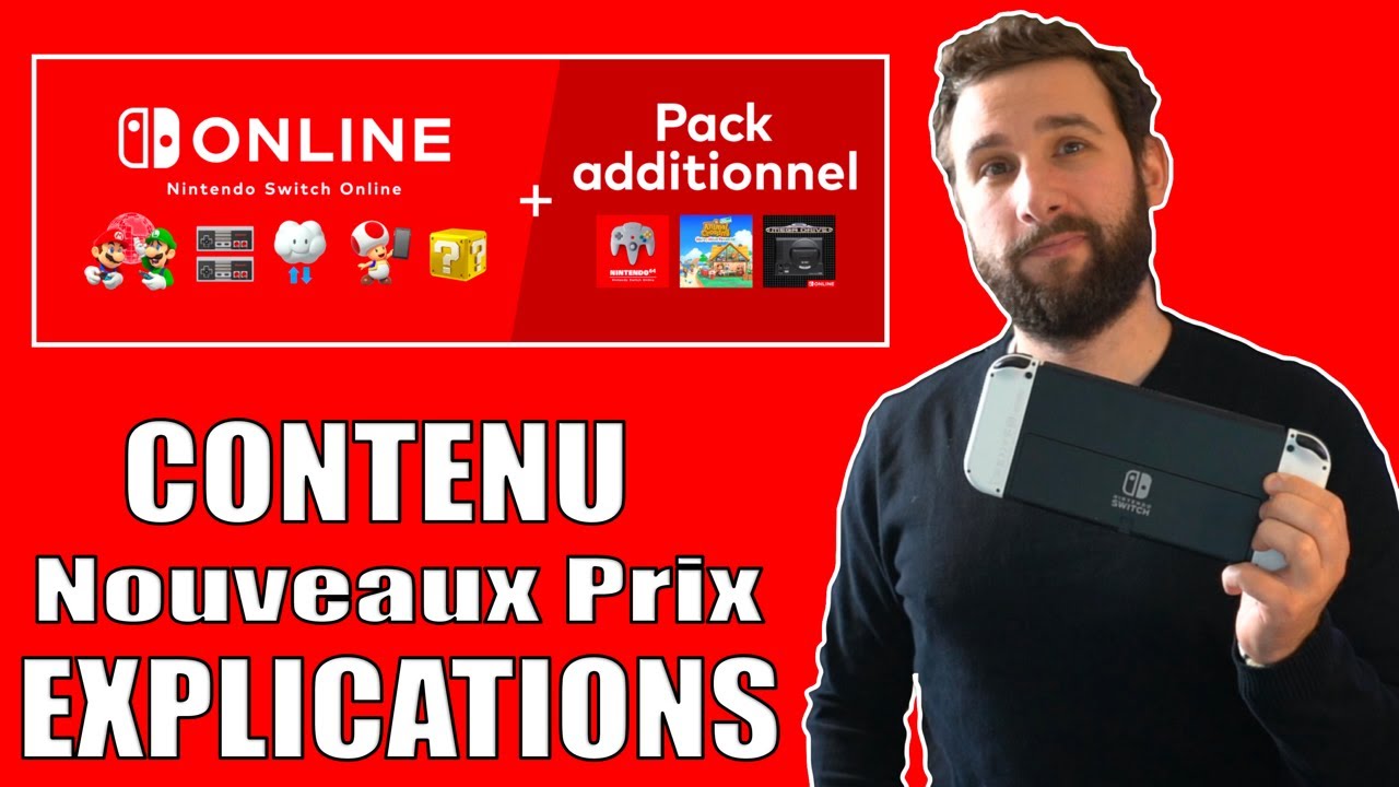 Nintendo Switch Online Pack Additionnel Prix www.youtube.com