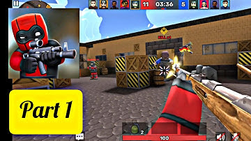 KUBOOM 3D:  FPS SHOTTING GAME GAMEPLAY WALKTHROUGH PART 1 #kuboom3d #shottinggame #game #walkthrough