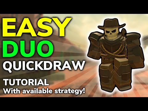 HOW TO EASILY DUO QUICKDRAW WITH STRATEGY - Tower Defense Simulator (ROBLOX)