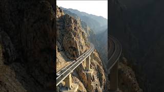 Building a bridge on a deadly mountain slope — real engineering🏗️⛰️🔥#bridgeconstruction #megaproject