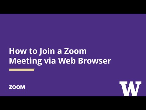 Video Zoom: How to Join Meeting via Web Browser - youtube