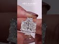 Radiant Diamond Three Stone Engagement Ring | Symbol of Past, Present &amp; Future 💎✨