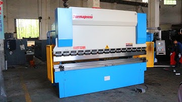 WC67K-160T3200 Hydraulic cnc press brake with E21s CNC Control system from Durmapress