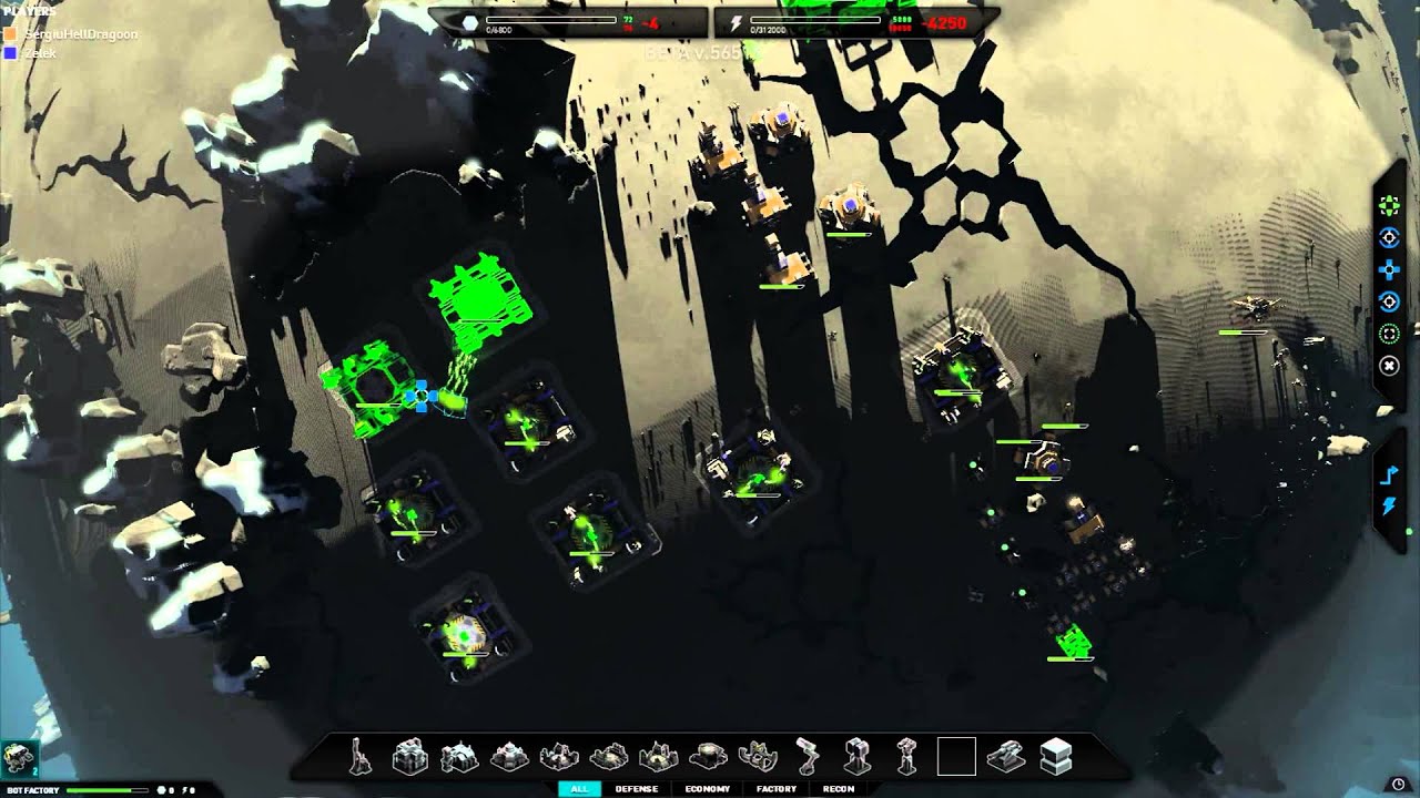 Planetary Annihilation - Beta | 1v1 | Combat Gameplay [HD/1080p]