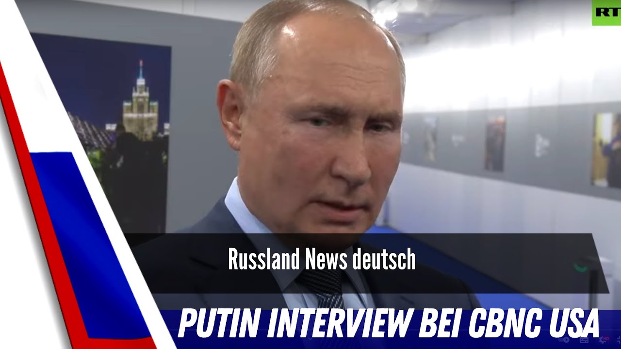 Putin bei CNBC USA. Putin bei CNBC USA.