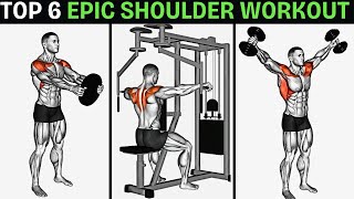 Ultimate Top 6 Shoulder Workouts for Explosive Muscle Growth at the Gym screenshot 5