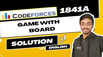 Game with Board | Codeforces 1841A Solution | Educational Codeforces Round 150 (Rated for Div. 2)