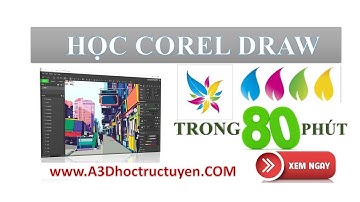 Học Corel Draw đầy đủ chi tiết (lý thuyết và thực hành) trong  80 phút [A3Dhoctructuyen.com]