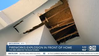Two arrested after explosion at Mesa home near Arizona Avenue and Guadalupe