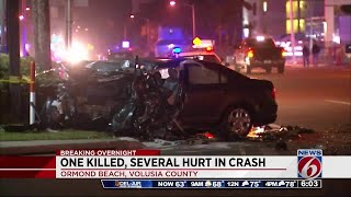 1 killed in Ormond Beach crash