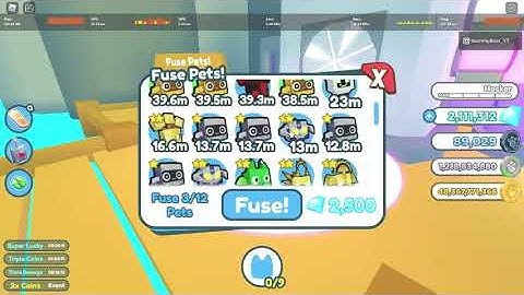 What happens when you fuse 3 gold robots 3 regular robots