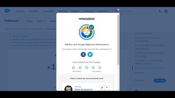 Tableau and Google BigQuery Optimization | Trailhead Salesforce