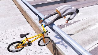 GTA 5 BMX Stunt Fails Episode 10 (Euphoria Physics Showcase)