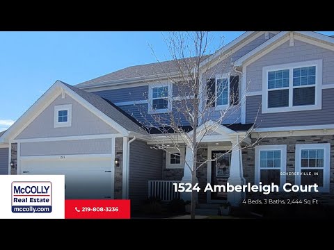 1524 Amberleigh Court, Schererville, IN home video tour