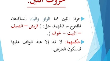 3 - المدود - أقسامها - أنواعها | تجويد القرآن الكريم | الصف العاشر - الفصل الأول
