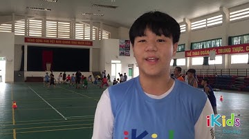 Phóng sự: Lớp tập bóng rổ phát triển chiều cao iKids Danang
