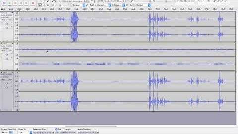 Combining Multiple clips in Audacity