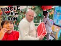 UNCLE Double A-RON DROPPING X-MAS GIFT OFF EARLY | SASVlogs