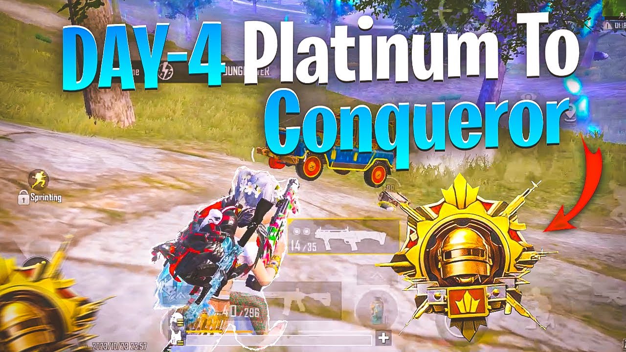 😱 DAY-4 Platinum To Conqueror In BGMI 🥵 -iPhoneXR,11,12,13,14,14pro,14promax15,15Pro,15ProMax