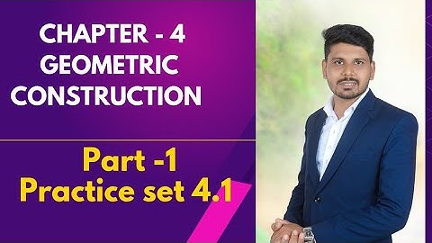 Geometric Construction | Practice Set 4.1 Class 10th Maharashtra Board Part 1 #geometric #10thclass