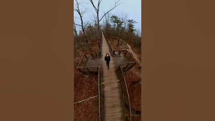 Walking along Mount Cheaha