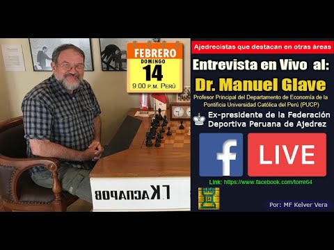 Entrevista en vivo al Dr. Manuel Glave Testino