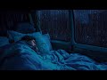 Overnight in a Сozy car during heavy rain and thunderstorms to RELAX