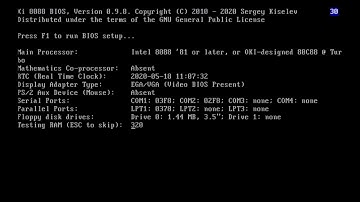 xi8088 and micro8088 with POST code visualization