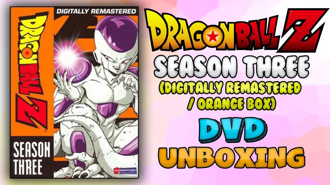 Dragon Ball Z Season 3 (Digitally Remastered / Orange Box) DVD | UNBOXING