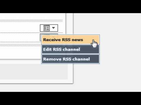 RSS არხით სიახლეების დამატება დლეზე