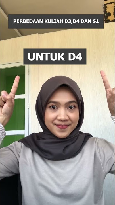 PERBEDAAN KULIAH D3 , D4 DAN S1 #shorts