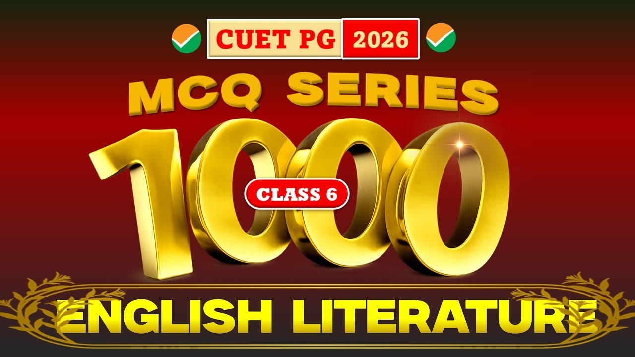 (DAY- 19)🔥🔥🔥 ENGLISH literature  MCQ practice for CUET PG 2026