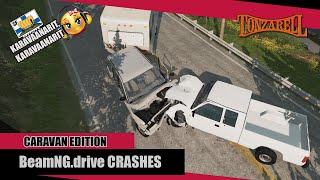 BeamNG.drive CRASHES -Caravan crashes