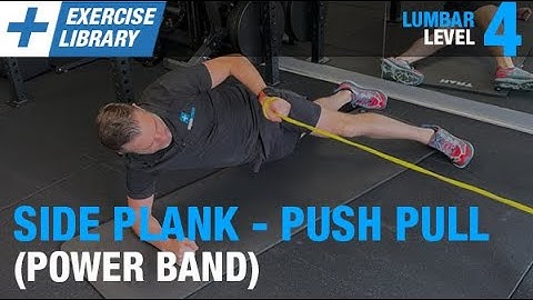 L4 | Side Plank Push Pull - Power Band (EXCLUSIEF SNEAK PEAK VAN DE OEFENBROCHURE!)