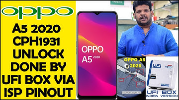 OPPO A5 2020 CPH1931 Unlock Done by Ufi Box via ISP Pinout  || TELUGU ||
