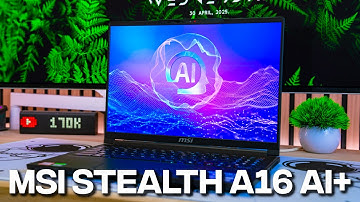 Better Performance, Better Price! - MSI Stealth A16 AI+ Laptop Review (with Ryzen AI 9 HX 370)