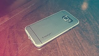 Spigen Neo Hybrid Satin Silver Case for Galaxy S7 Edge