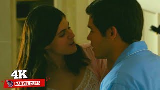 Alexandra Daddario Nightwear Kissing Scene - When We First Met Movie 2018 HD