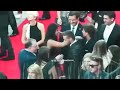 Harry Styles mom Anne Twist & step dad Robin greeting the 1D boys at This Is Us premiere