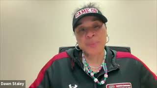 Christina Walker NIL Question For South Carolina Coach Dawn Staley 2024 Final Four