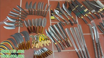 NHỮNG MẪU DAO ĐI RỪNG DAO THÁI DAO CHẶT CHUẨN THÉP NHÍP 100%