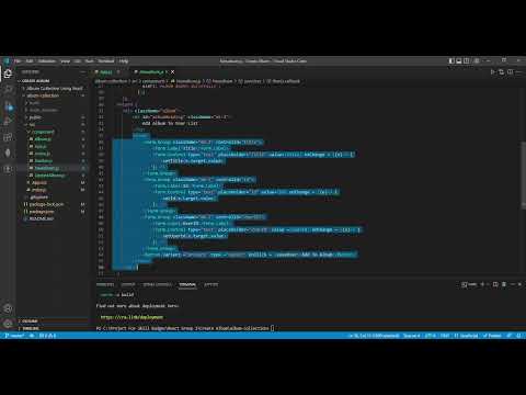 Album Collection Using React | Coding ninjas projects #codingninja